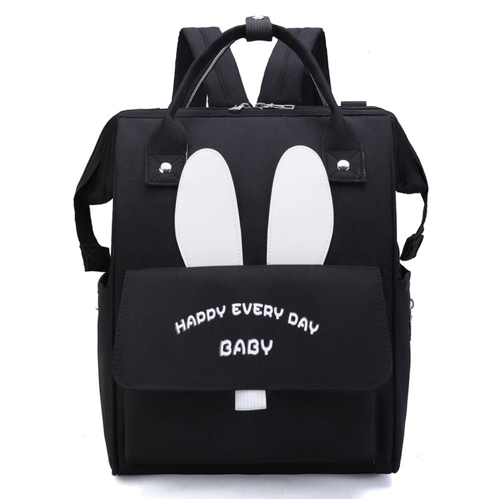 Playful Bunny-Themed Diaper Backpack Kalsten