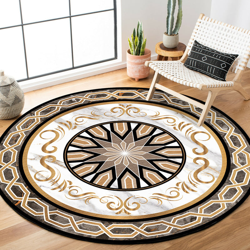 Elegant Round Area Rug Kalsten