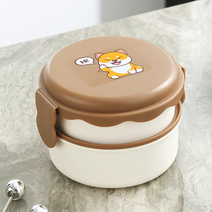 Cartoon-Themed Food Storage Bento Container
