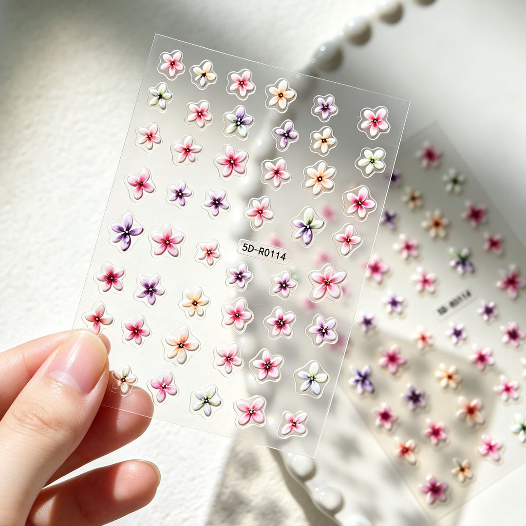Decorative 3D Floral and Butterfly Nail Art Charms