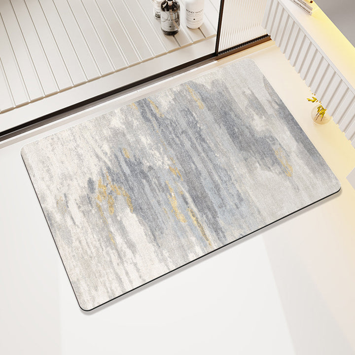 Modern Abstract Leaf Design Area Rug Kalsten