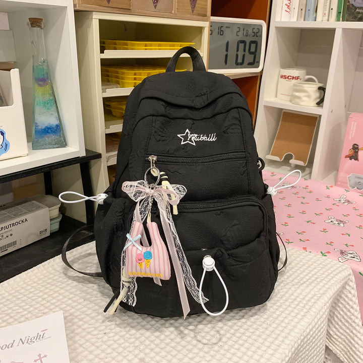 Stylish Textured Backpack Kalsten