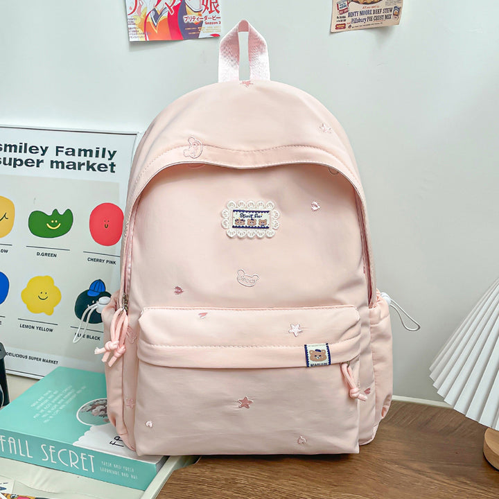 Stylish Floral-Embellished Backpack Kalsten