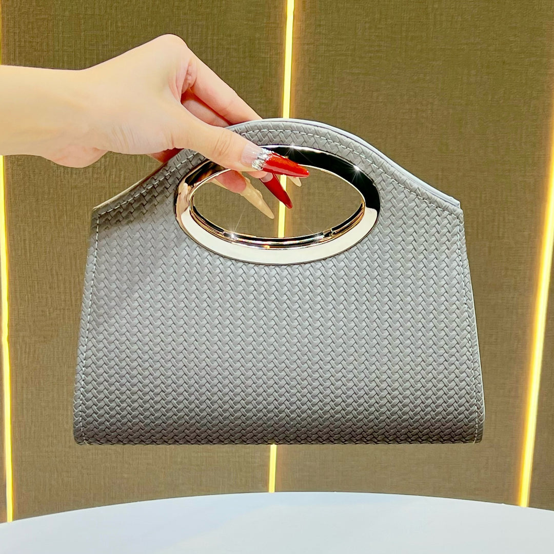 Structured Handheld Clutch Bag