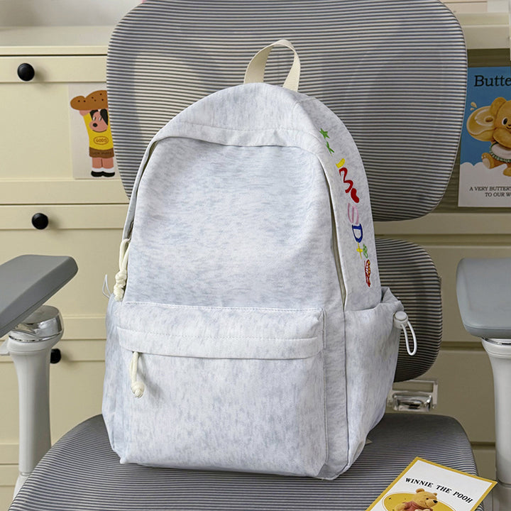 Decorative Character-Embellished Casual Backpack Kalsten