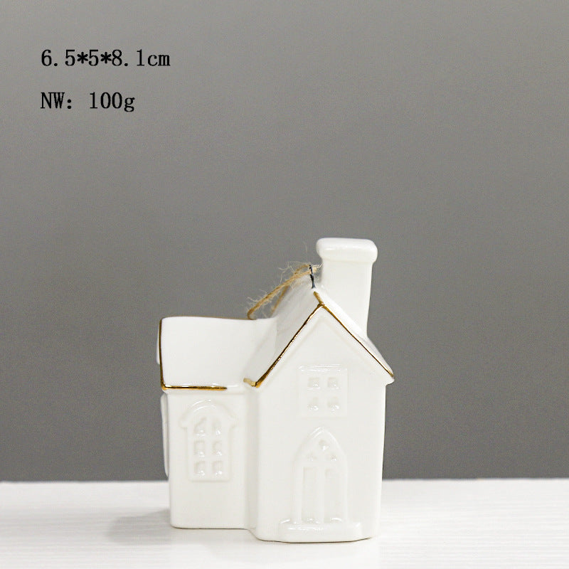 Decorative House-Shaped Ceramic Kalsten