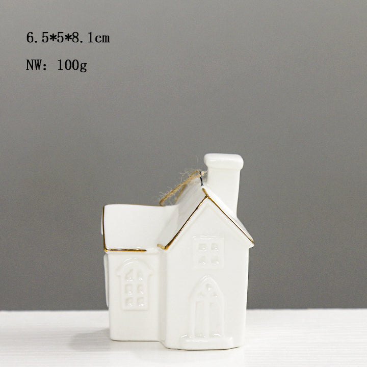 Decorative House-Shaped Ceramic Kalsten