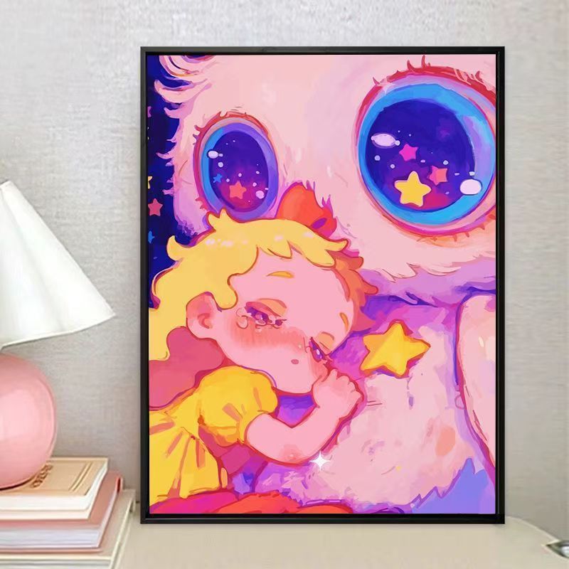 Whimsical Fantasy Character Canvas Art Print Kalsten