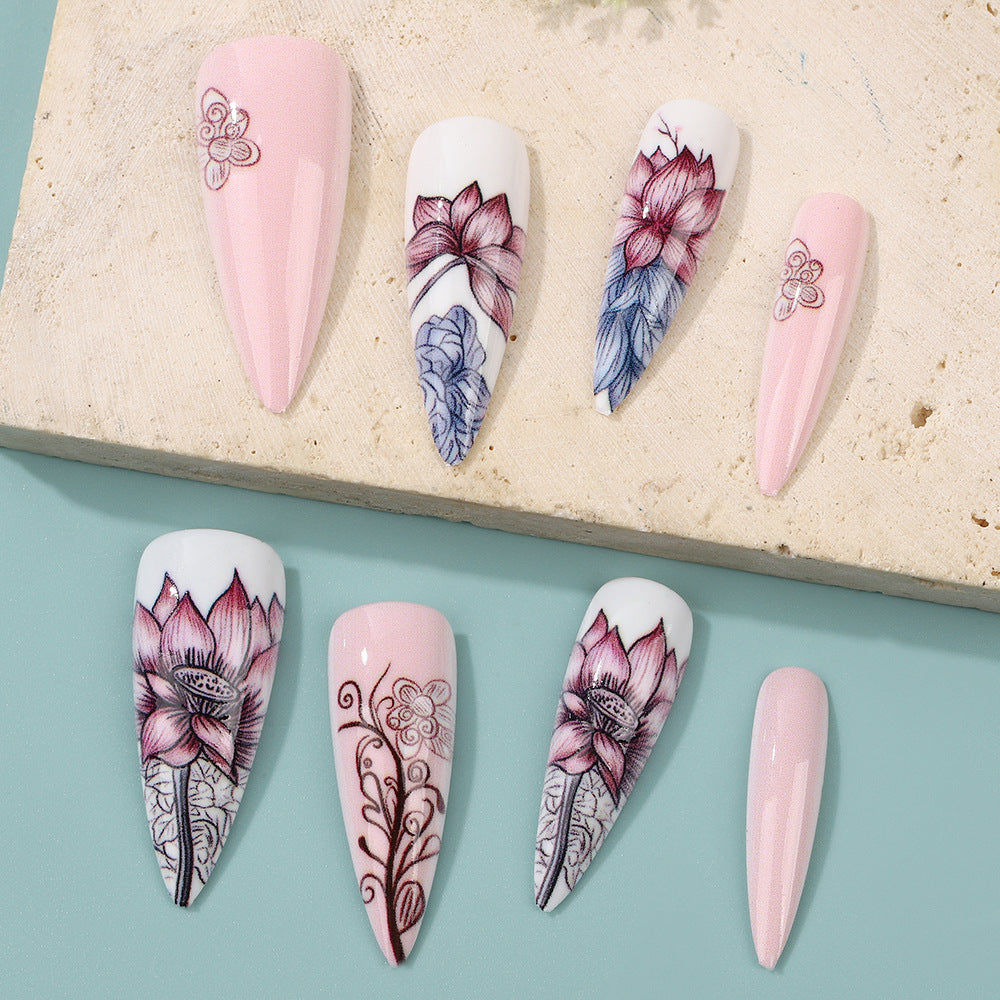 Artificial nails in floral design Kalsten