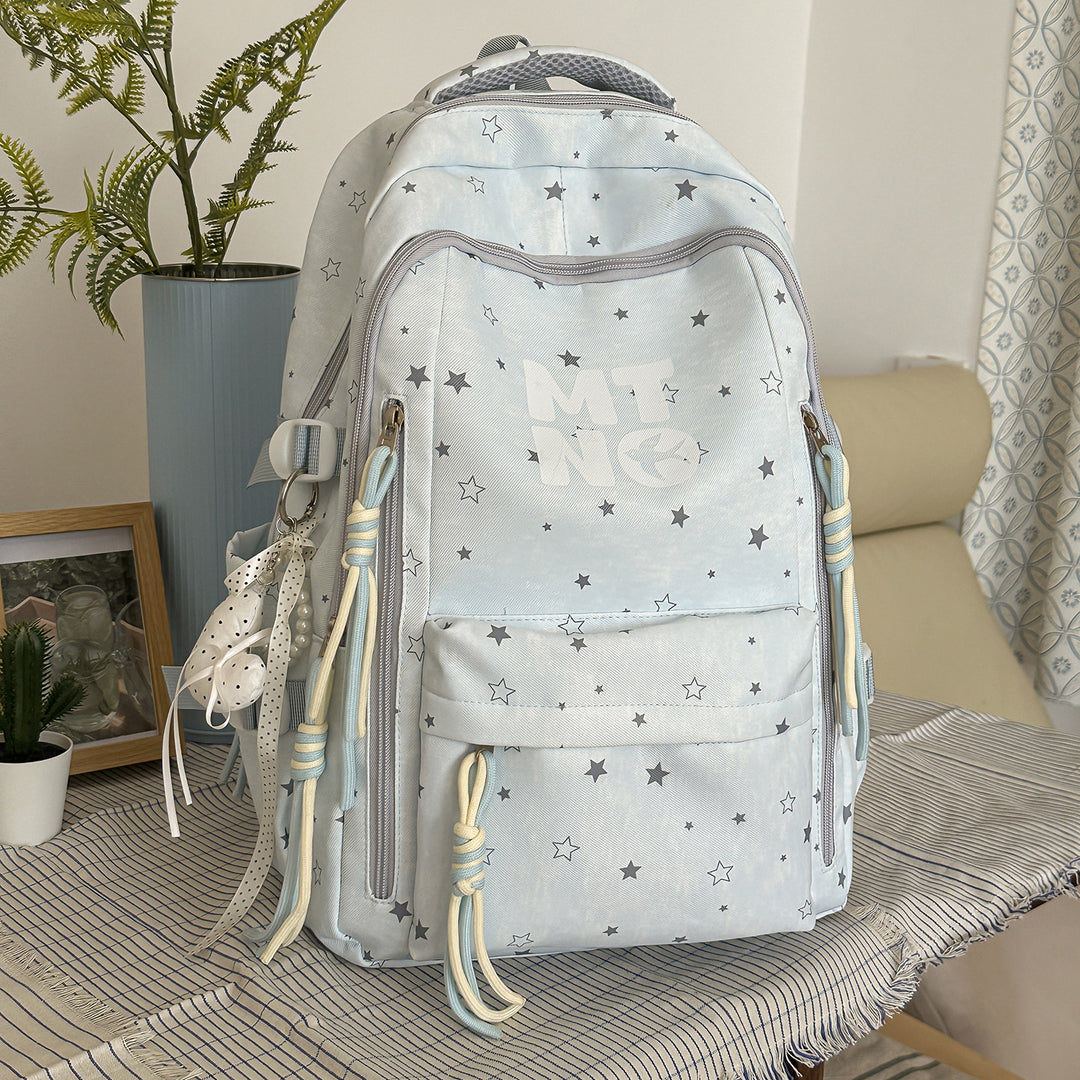 Stylish Star-Embellished Casual Backpack Kalsten 1791206135