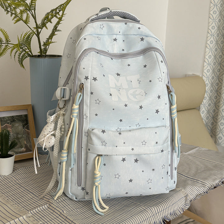 Stylish Star-Embellished Casual Backpack Kalsten 1791206135