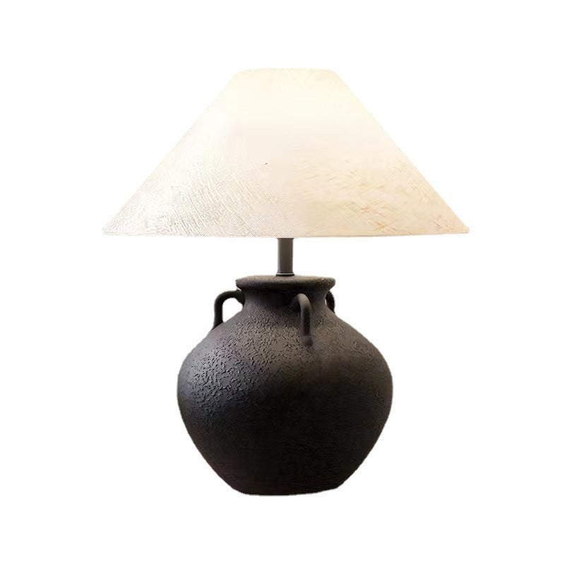 Decorative Table Lamp with Unique Ceramic Base