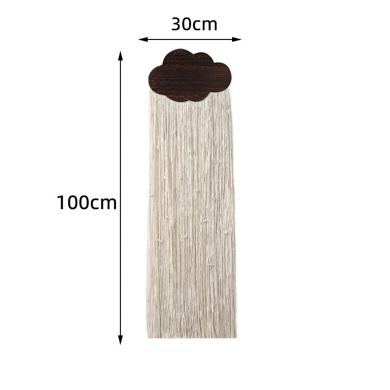Macrame Wall Decor with Cloud Motif Kalsten