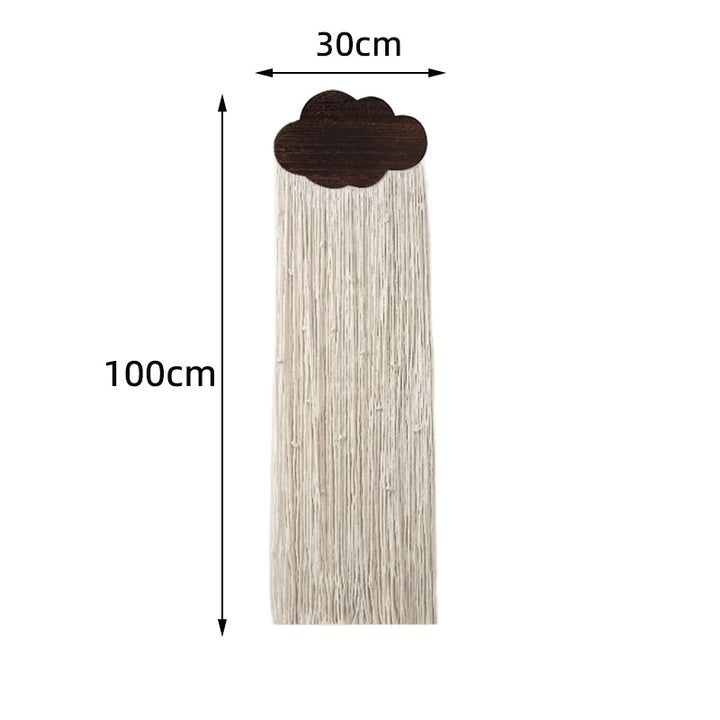 Macrame Wall Decor with Cloud Motif Kalsten