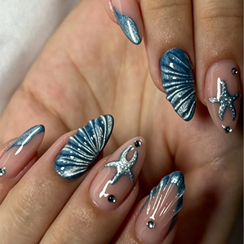 Artificial nail set with elegant 3D designs Kalsten