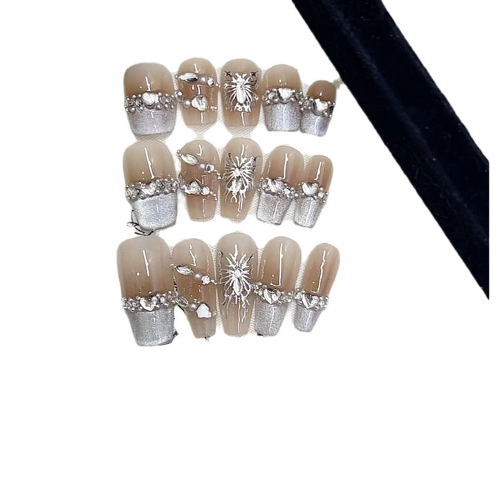 Luxury Decorative Press-On Nail Set Kalsten