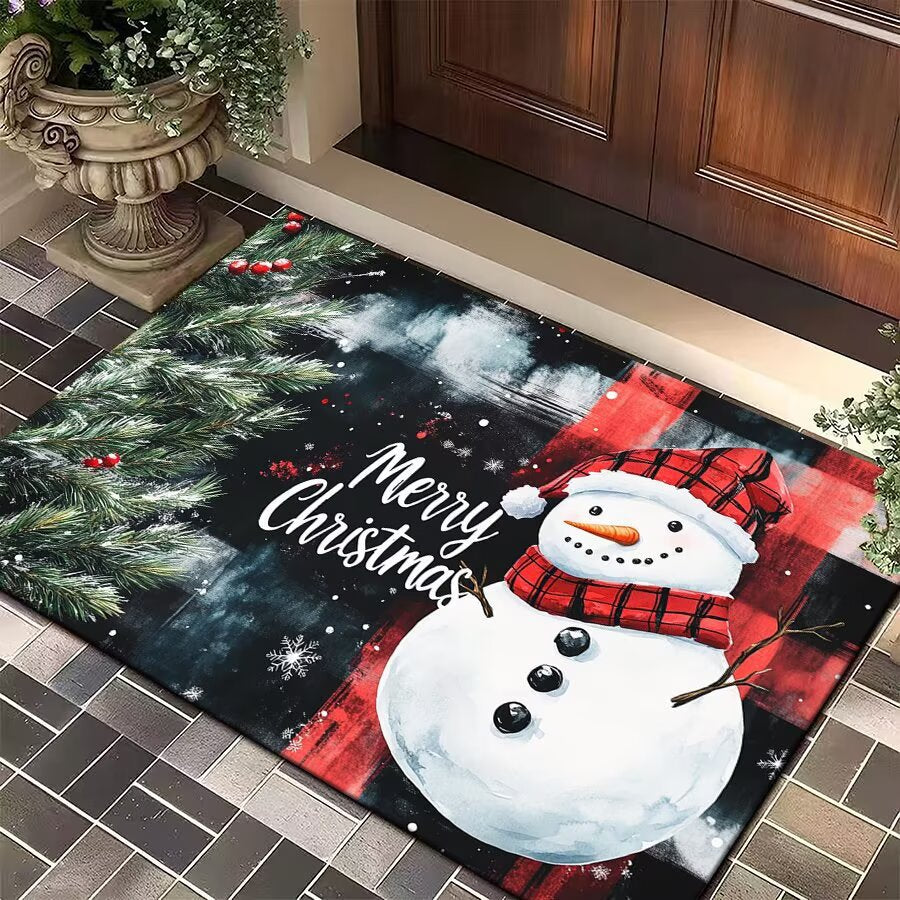 Festive Christmas Welcome Mat Kalsten