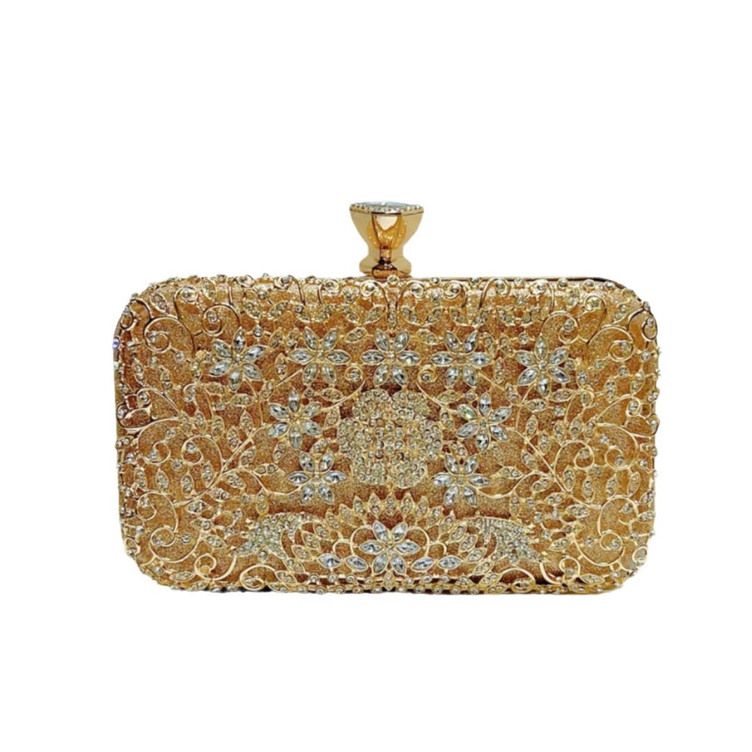Ornate Embellished Evening Clutch