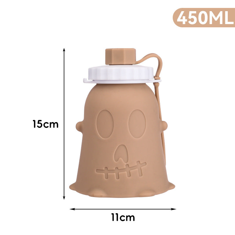 Ladies creative silicone drinking bottle in ghost design Kalsten