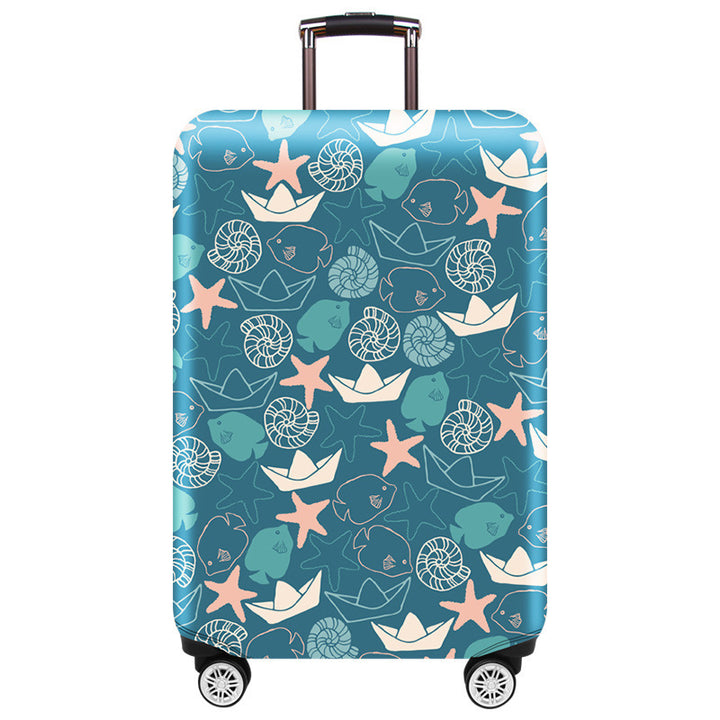 Ladies Hard Shell Suitcase with Maritime Design Kalsten