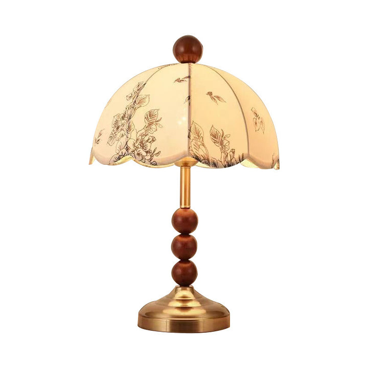 Vintage Floral Table Lamp