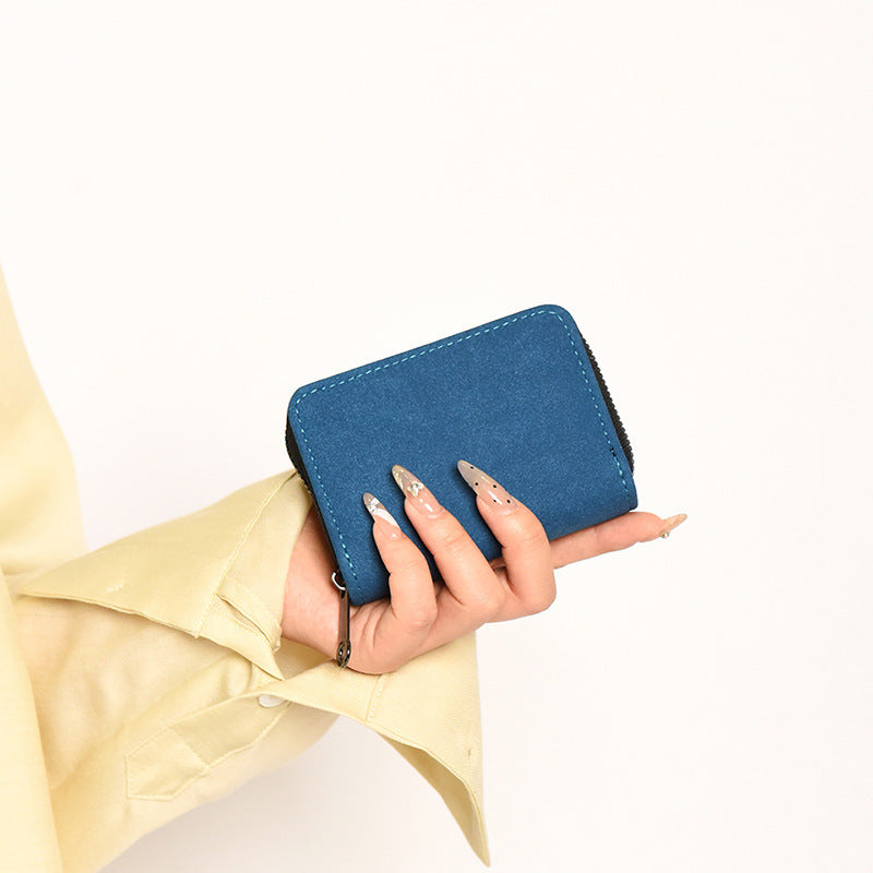 Compact Zippered Wallet