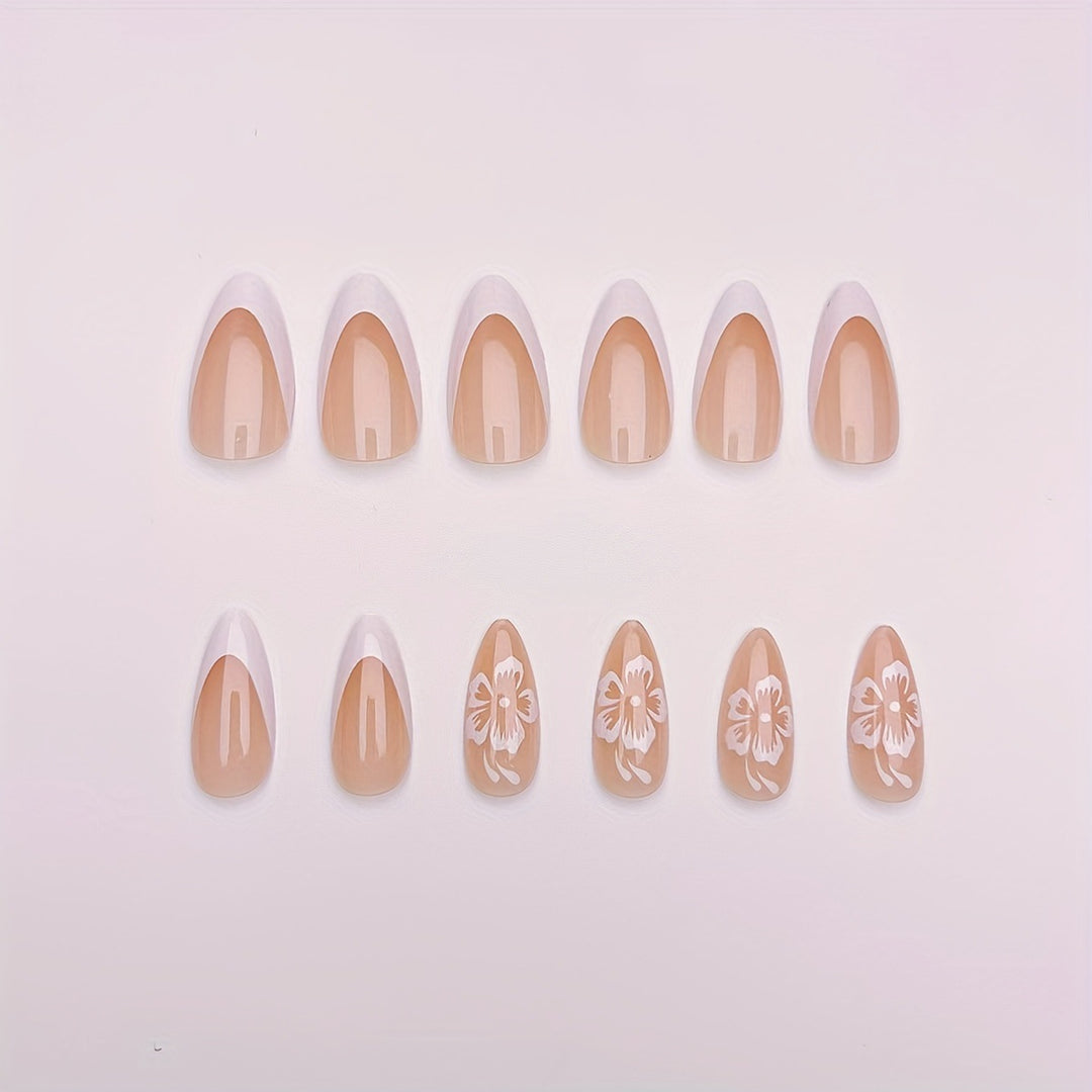 Stylish Floral Accent Nail Art Kalsten