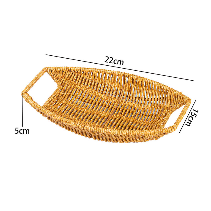 Decorative Handwoven Serving Tray Kalsten