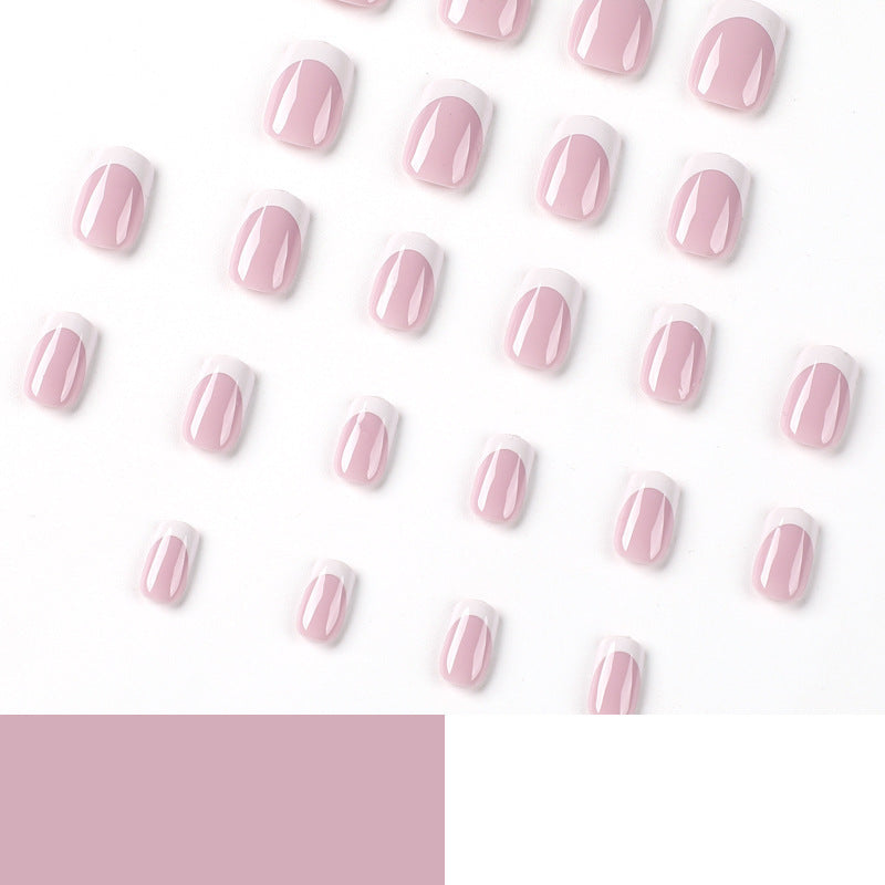 Classic French Tip Nail Art Enhancements Kalsten