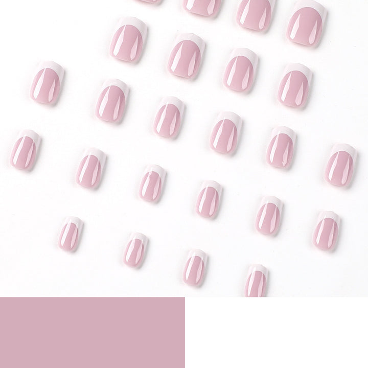 Classic French Tip Nail Art Enhancements Kalsten