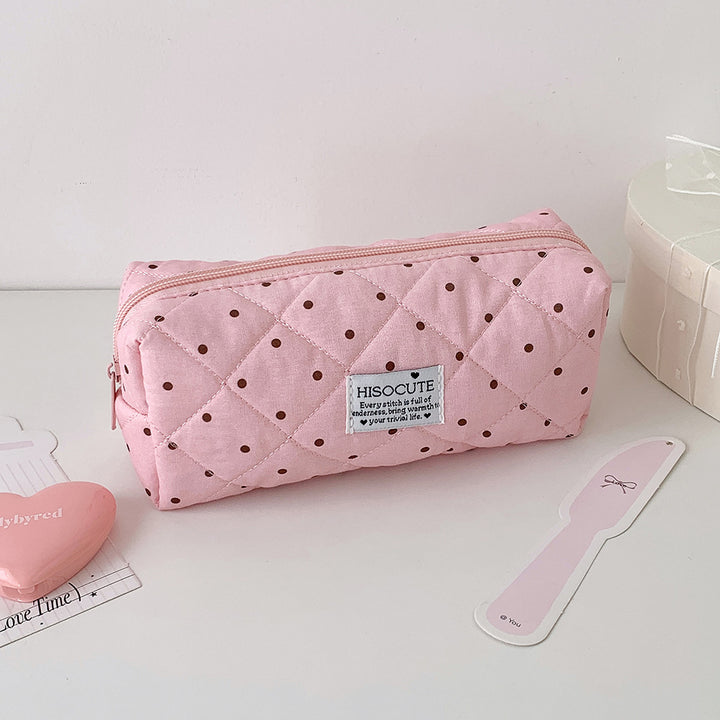 Quilted Elegance Pencil Case