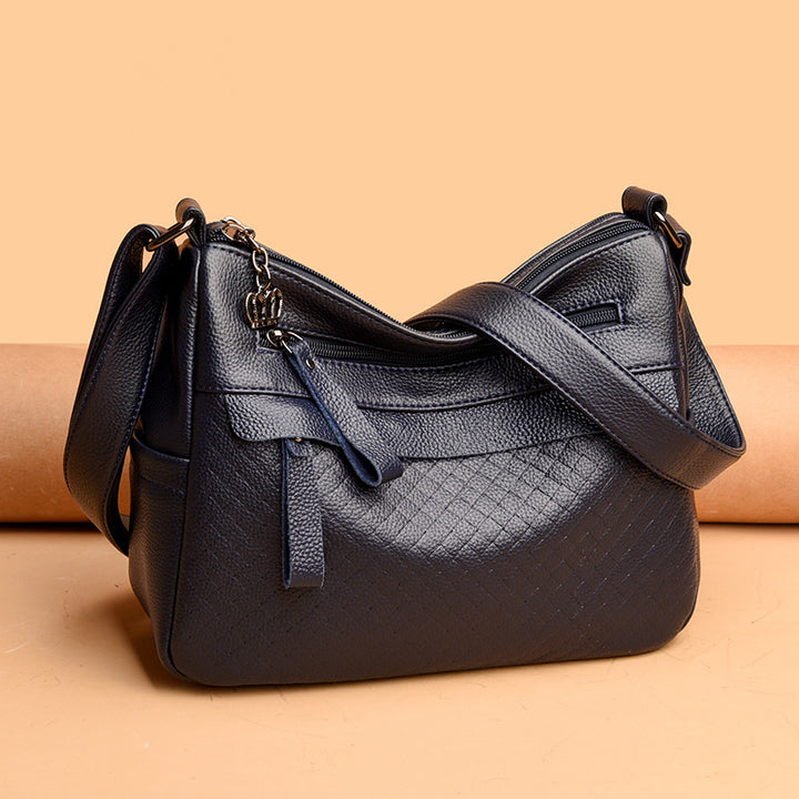 Textured Quilted Shoulder Bag Kalsten