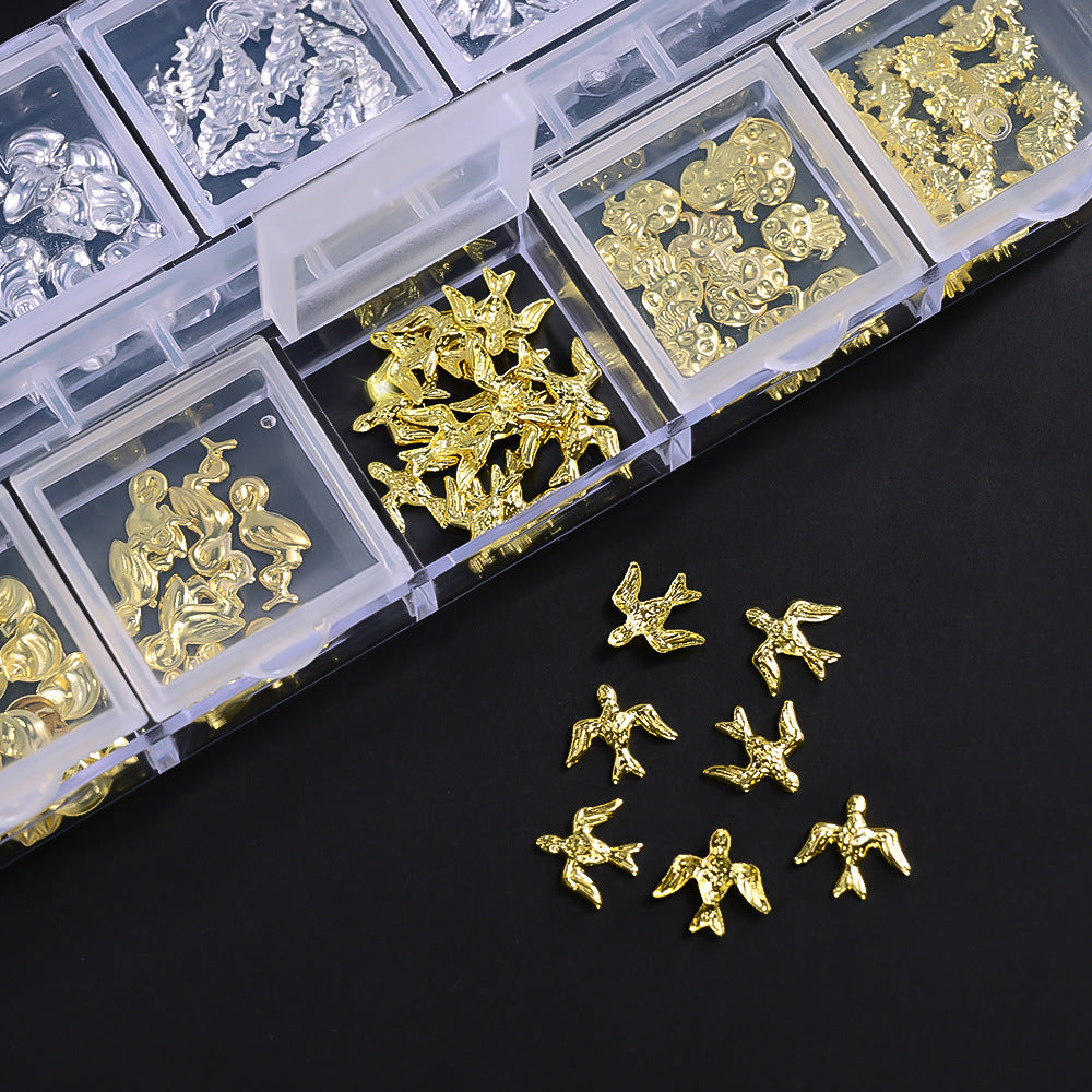 3D Sea-Inspired Nail Art Charms