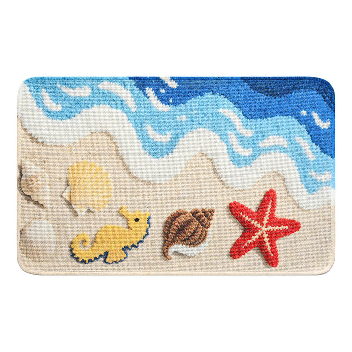 Nautical-Themed Bath Mat Kalsten