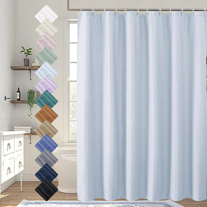 Premium Textured Shower Curtain Kalsten