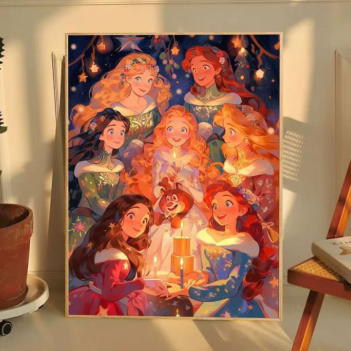 Enchanted Storybook Princess Wall Art Kalsten