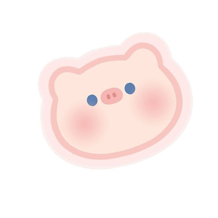 Cute Pig-Themed Mouse Pad