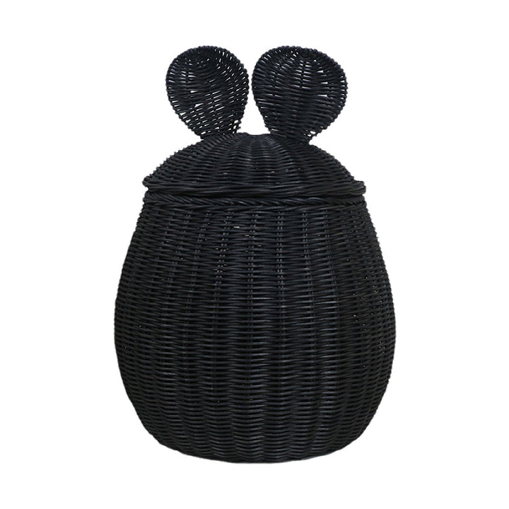 Playful storage basket with lid and ear design Kalsten