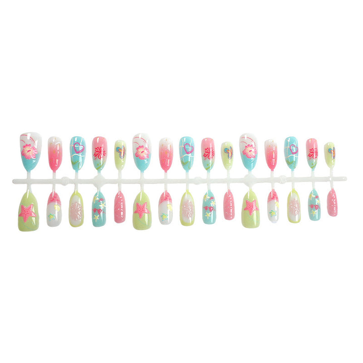 Creative Press-On Nail Art Set