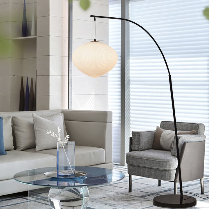 Modern Arching Floor Lamp with Decorative Lights