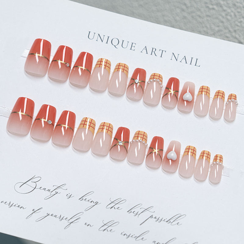 Artistic Decorative Press-On Nails