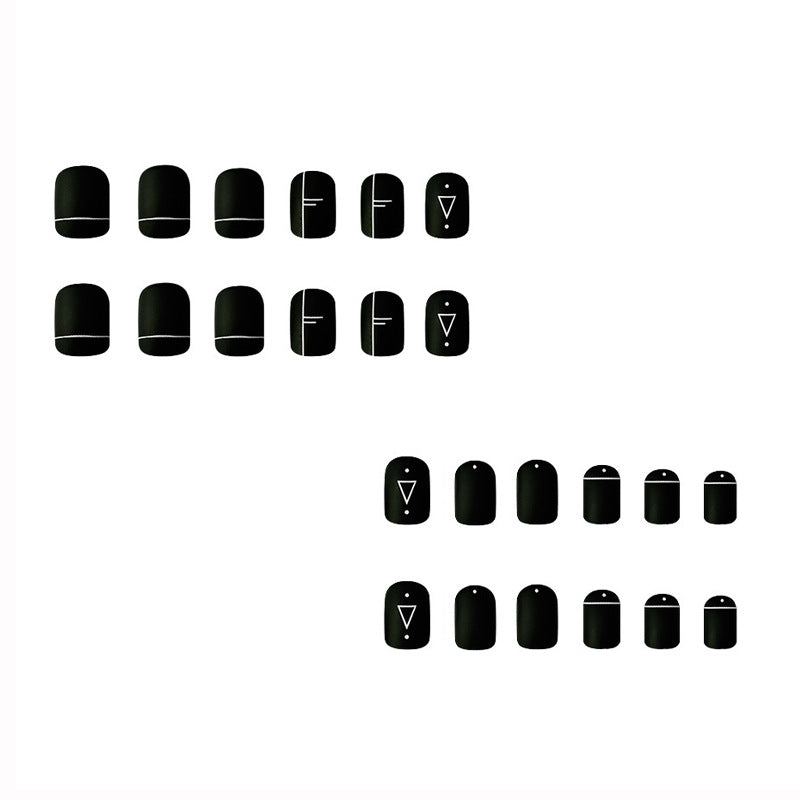 Artistic Geometric Nail Art Design Kalsten