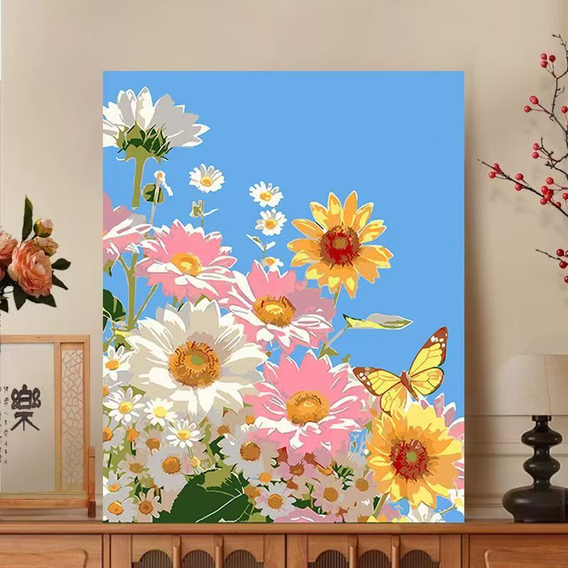 Floral Impressionist Canvas Art Print Kalsten