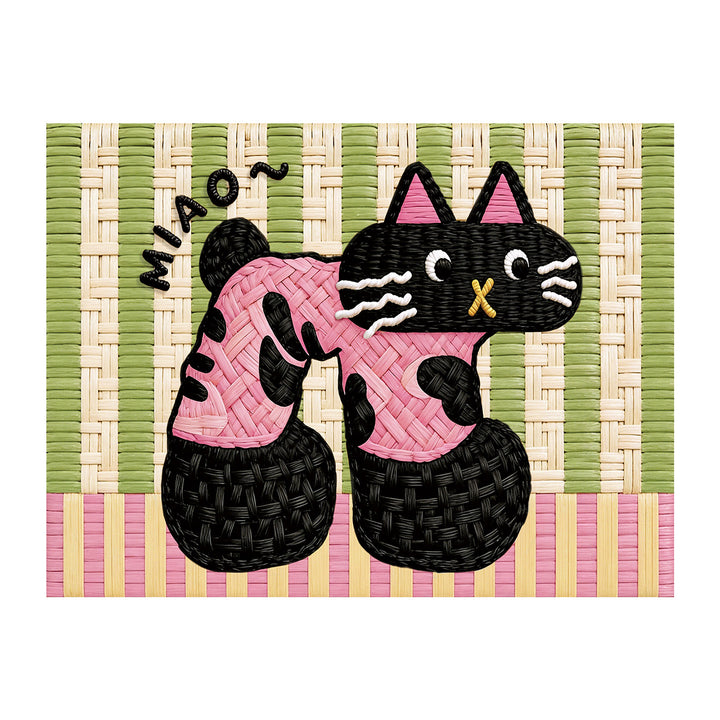 Playful Cat-Themed Pet Comfort Mat Kalsten
