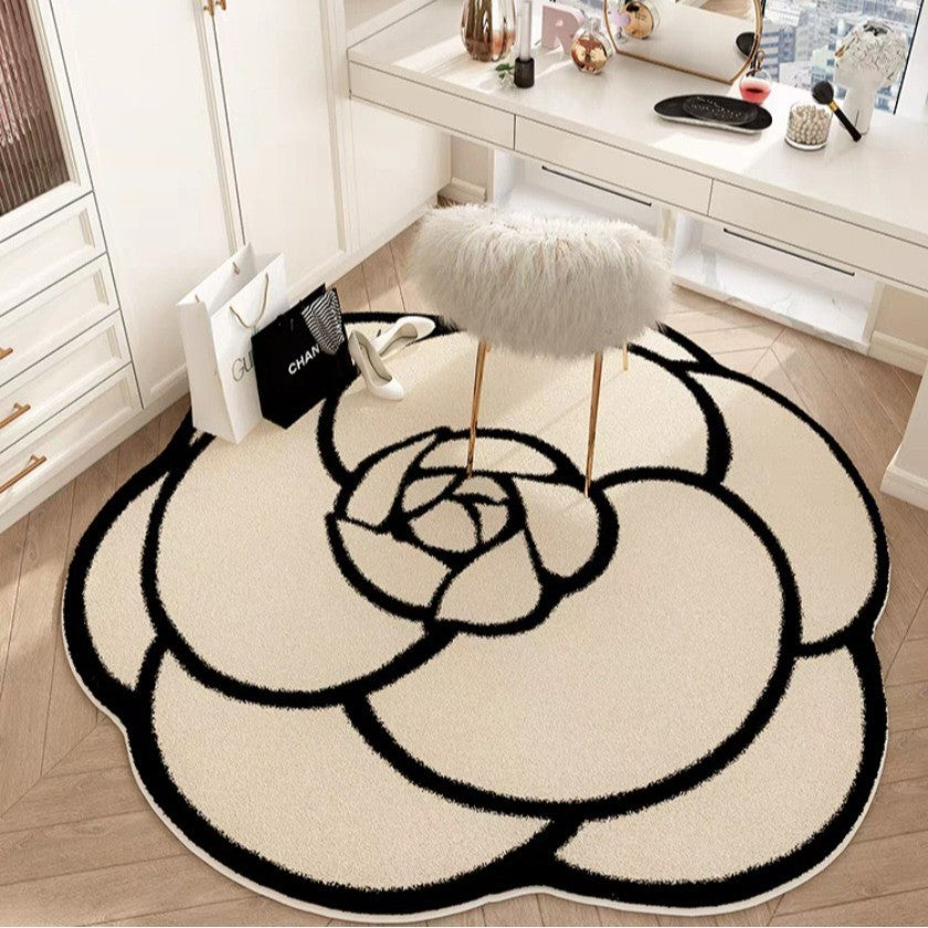 Floral Shaped Area Rug Kalsten