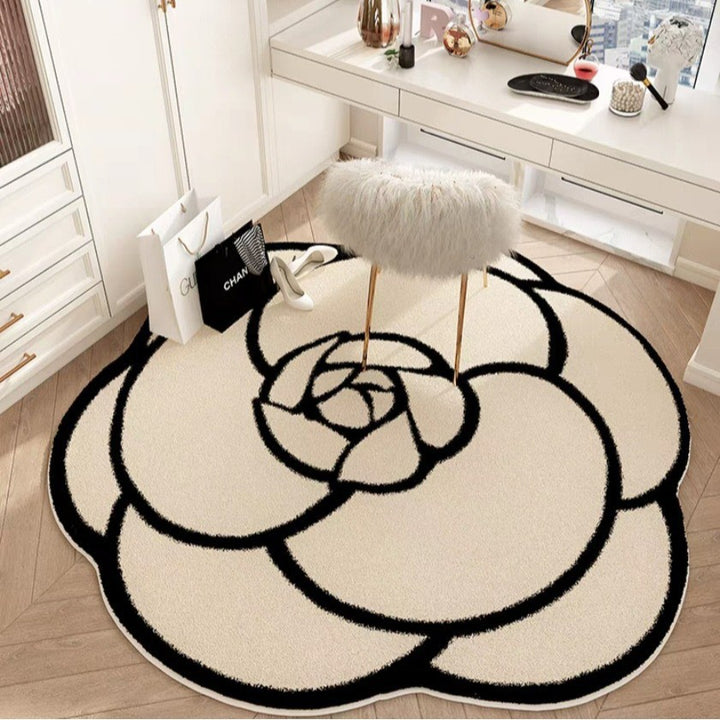 Floral Shaped Area Rug Kalsten