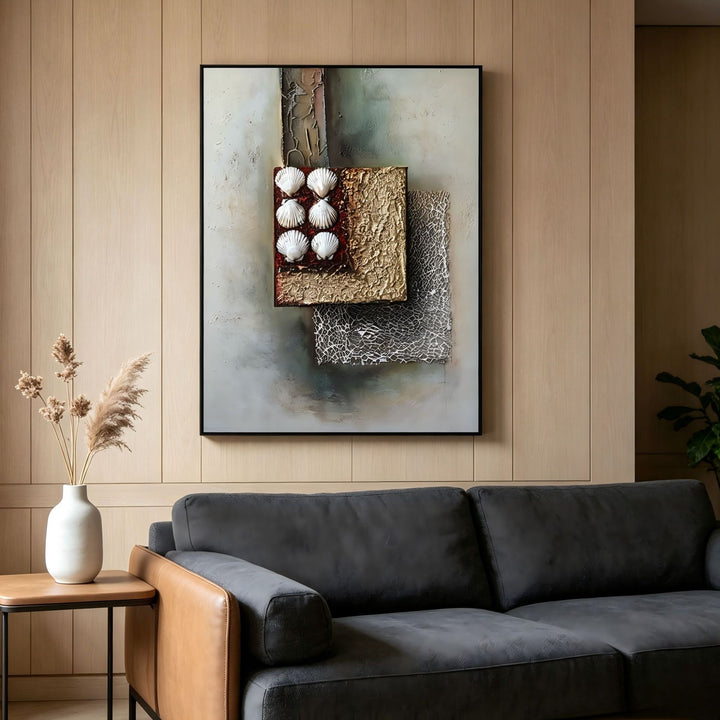 Textured Mixed Media Wall Art