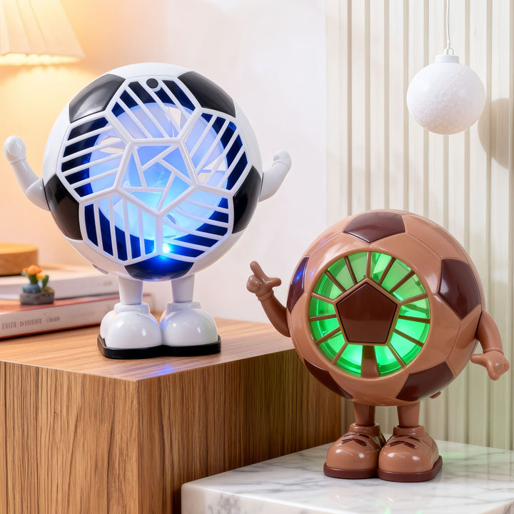 Ladies table fan in unique football design Kalsten
