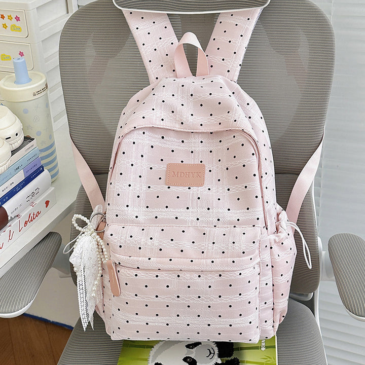 Compact Polka Dot Backpack Kalsten
