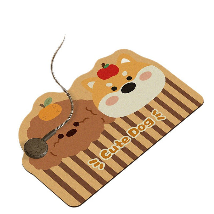 Cute Dog Bath Mat Kalsten